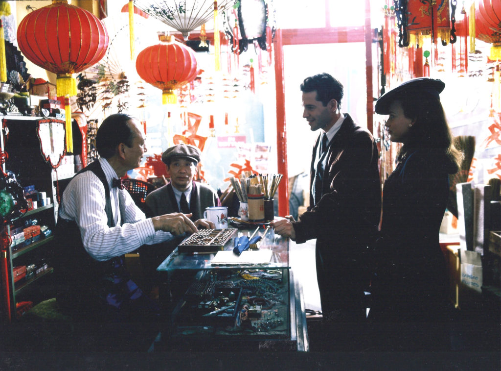 Interior Chinese Market Set with Matthew Broderick and Patricia Arquette